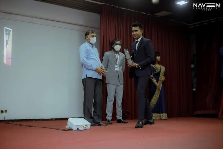 Awarded as the Youngest Audio Engineer in Sri Lanka at The Sri Lankas Top 100 Awards Ceremony 2021.